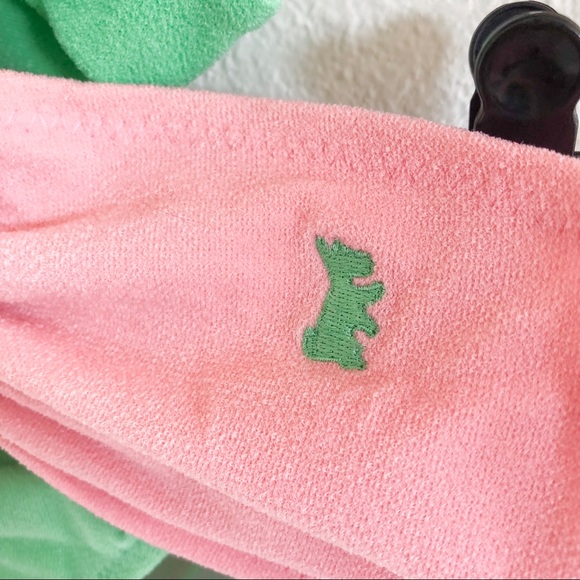 Juicy Couture Pink & Green Terrycloth Bikini Set - Picture 4 of 7